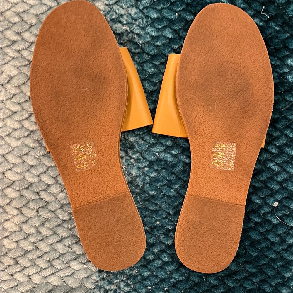 Madewell Women's Brown Slide Sandals - Picture 5 of 6